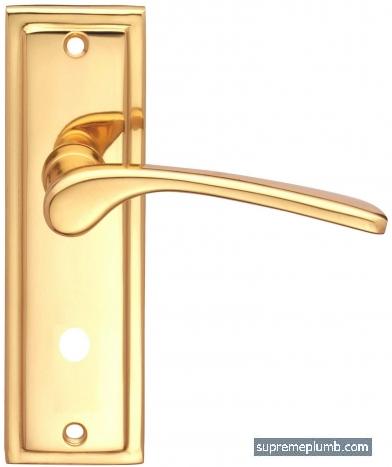 Roma Lever Bathroom Polished Brass